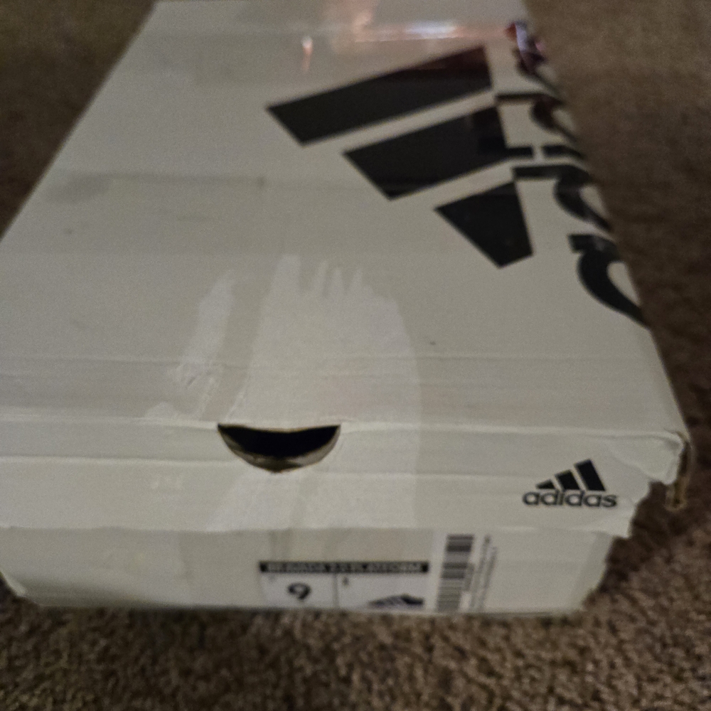 Adidas Black Canvas Platform Sneaker with White Stripes - Picture 10 of 10
